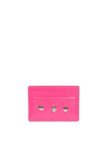 Porta carte con teschio e borchie