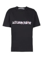 T-shirt con logo Calligraphy