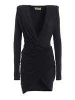 Abito drappeggiato in maglina