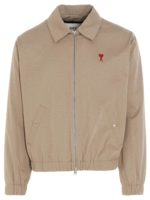 Giubbino Ami de Coeur beige con zip