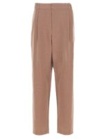 Pantalone in lana beige