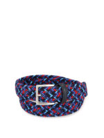 Cintura elastica intrecciata multicolore