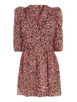 Abito con stampa leopardata