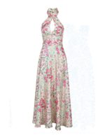 Abito Garden in raso