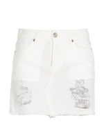 Mini in denim bianca