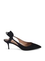 Decollete nere con fiocco