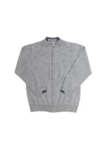 Cardigan in cotone e lana