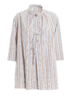 Blusa in popeline a righe