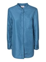 Giacca camicia Taleggio color ottanio