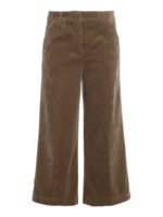 Pantaloni in velluto a gamba ampia