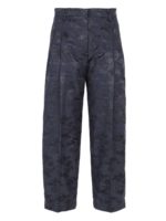 Pantalone jacquard blu