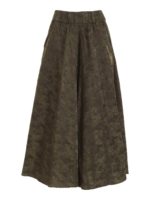 Pantalone oversize crop verde