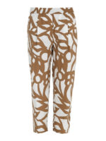 Pantaloni in cotone con fantasia