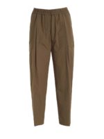 Pantalone relaxed fit verde militare