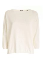 Maglia boxy color avorio