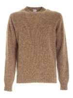 Pullover girocollo beige