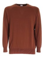 Maglione in filato leggero marrone