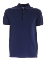 Polo tre bottoni blu