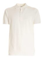 Polo tre bottoni bianco