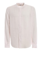 Camicia Bruce in lino rosa pallido