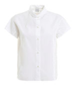 Camicia in popeline con maniche ad aletta