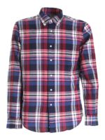 Camicia sui toni del rosso