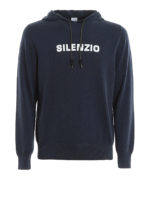 Felpa Silenzio in maglia