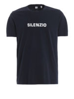 T-shirt Silenzio in puro cotone