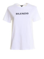 T-shirt slim con scritta