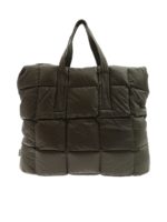 Borsa trapuntata verde militare