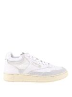 Sneakers allacciate in pelle
