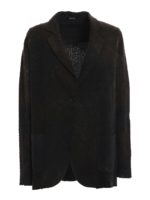 Blazer in lana misto cashmere sfumato