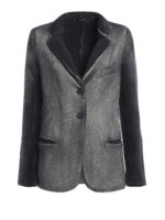 Giacca in lana lavorata a maglia