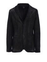 Giacca sfumata in merino e cashmere