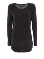 Barchetta lunga in modal e seta a costina