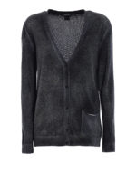 Cardigan in cashmere sfumato