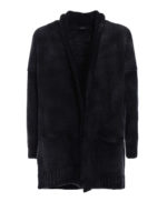 Cardigan pesante in lana sfumata