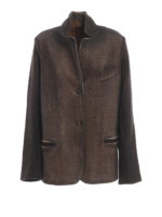 Giacca sfumata in misto lana