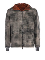 Giacca reversibile in misto lino