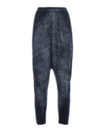 Pantaloni harem in jersey di lino