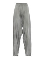 Pantaloni harem grigi in cotone