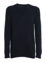 Maglione girocollo in misto lana boucle