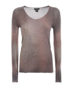 Maglia in cashmere e seta sfumata