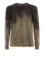 Girocollo slim in cashmere degrade