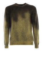 Girocollo slim in cashmere effetto degrade