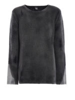 Girocollo in misto merino punto pannocchia