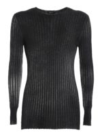 Maglia in cachemire e seta a coste