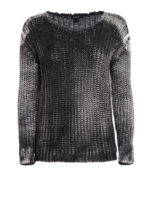 Maglia in cotone sfumato destroyed