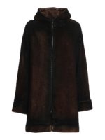 Cappotto in eco pelliccia con zip