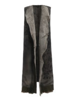 Cappotto smanicato con interno in pelliccia